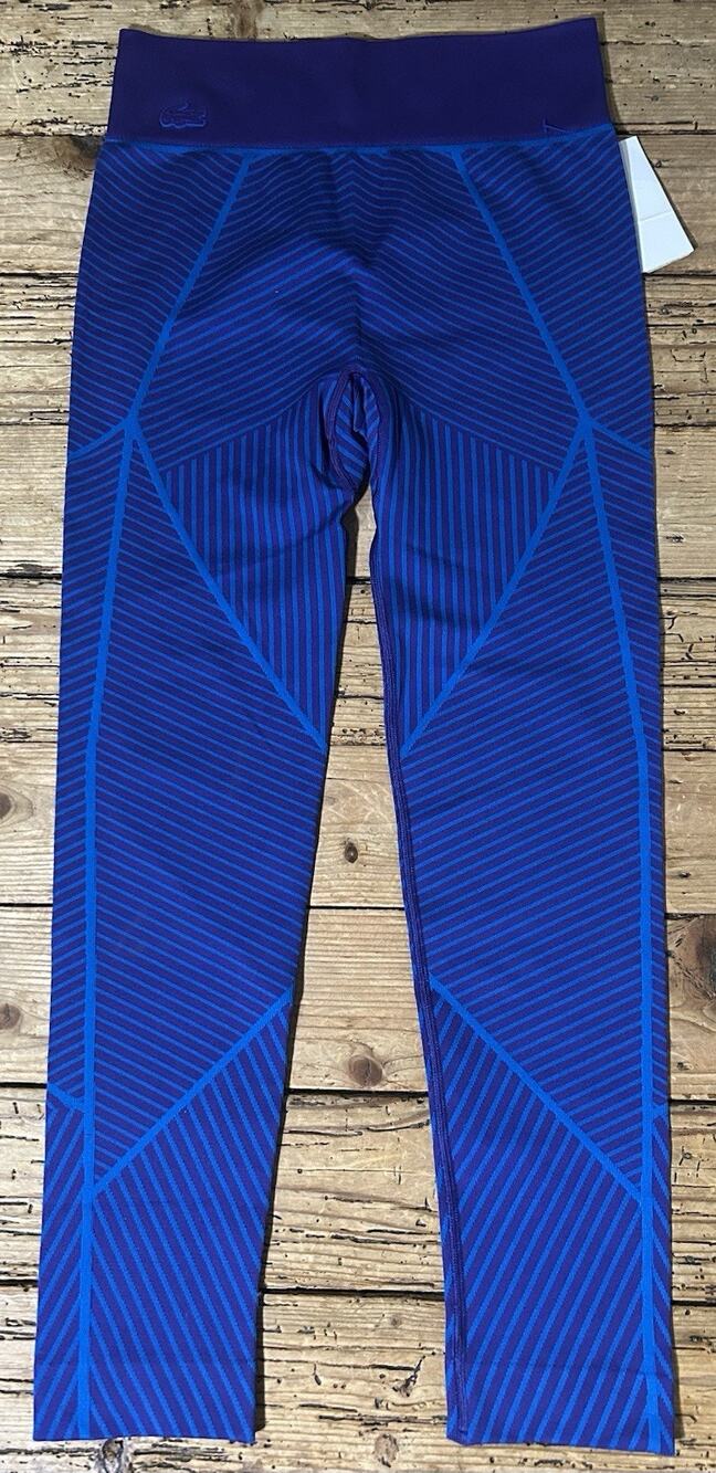 Lacoste Women’s Size M Blue/Purple Sport Contrast Leggings - NWT